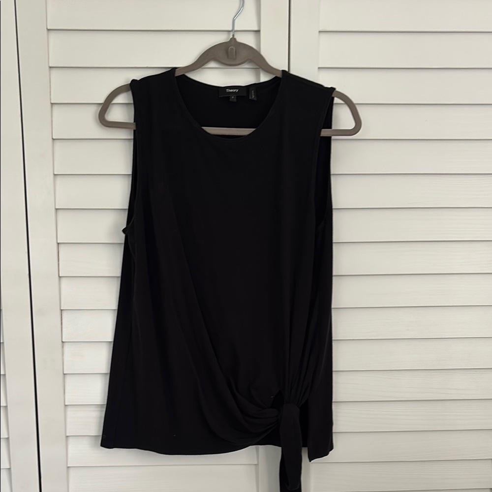 Theory Black Sleeveless Top